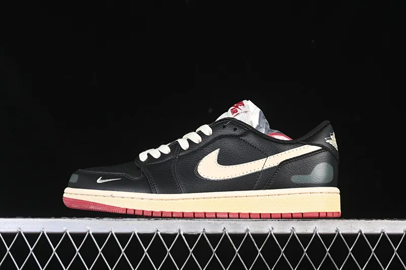 All categories Air Jordan Jordan series basketball shoes Air Jordan 1 Low Nigel Sylvester x Air Jordan 1 Low AJ1 Joe 1 joint low-top cultural casual sneakers IB8958-001